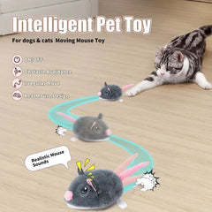 Mouse Moving Cat Toys Plush